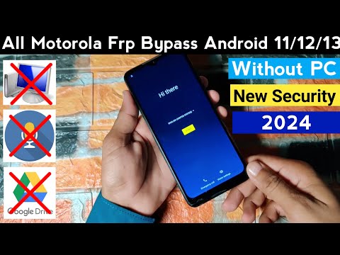 All Motorola Frp Bypass Android 11/12/13 ✅ | Fix YouTube Update ❌ | Moto FRP Bypass Without Pc