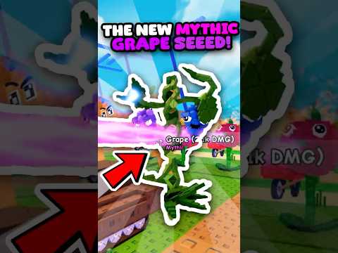 THE NEW MYTHICAL GRAPE SEED in PLANTS VS BRAINROT ROBLOX