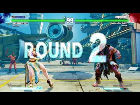 SFV - RealMenaceTV (Chun-Li) Vs PhenomTheBeast (Necalli)