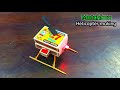 How To Make A Helicopter With Matchbox At Home Diy Matchbox Helicopter