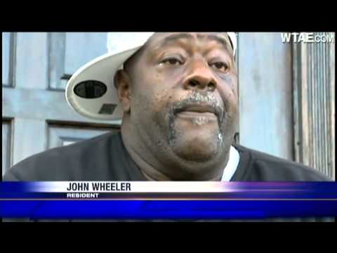 Washington apartment fence blasted by thrown firework