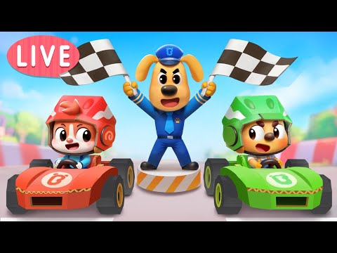 🔴LIVE | Cardboard Car Adventure | Cars for Kids | Police Cartoon | Sheriff Labrador