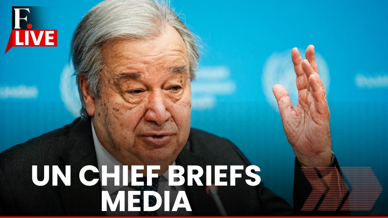 UN Secretary General Antonio Guterres Briefs Media During Japan Visit | LIVE