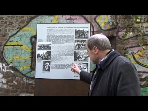 Köln – Edelweißpiraten – Eröffnung der neuen Gedenkstätte am Rosengarten im Kölner Volksgarten