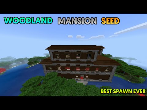 Best Seed Spawn Ever For Woodland Mansion in Minecraft | Woodland Mansion Seed For Minecraft
