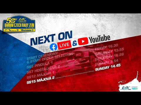 50TH BARUM CZECH RALLY ZLIN - SS15 Majova 2 LIVE