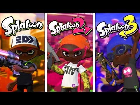 Splatoon 1 vs Splatoon 2 vs Splatoon 3 Players