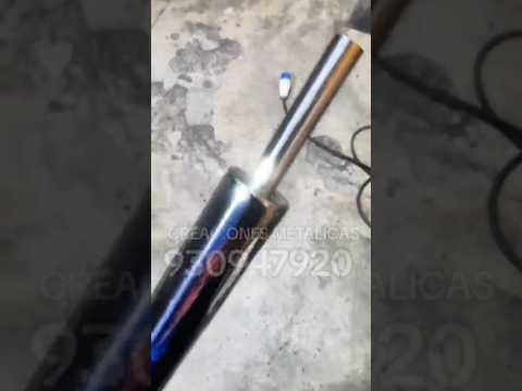 como fabricar parantes   #barandas #aceroinoxidable #creacionesmetalicas #ancash #casma #soldador