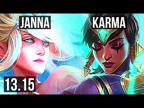 JANNA & Kog'Maw vs KARMA & Ez (SUP) | 0/1/23, 3.5M mastery, 700+ games | EUW Master | 13.15