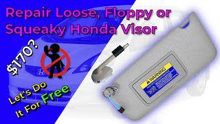 Repair Your Loose, Floppy, or Squeaky Honda Visor for Free!