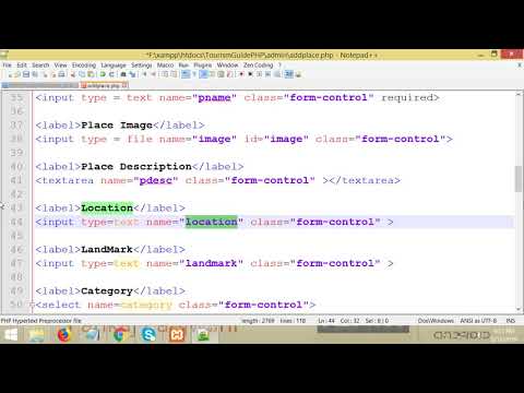 Tourism Guide Project PHP MYSQL | Part 27 | By Pankaj Panjwani