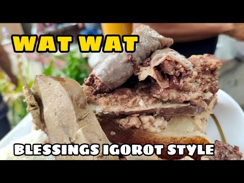 WAT WAT IGOROT STYLE HOUSE BLESSINGS IGOROT BEST FOOD