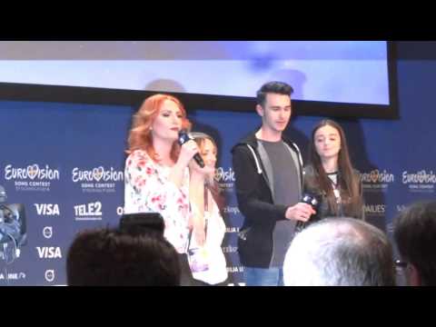 Eneda Tarifa - Fairytale (Press Conference Stockholm 2016)