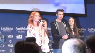 Eneda Tarifa - Fairytale (Press Conference Stockholm 2016)