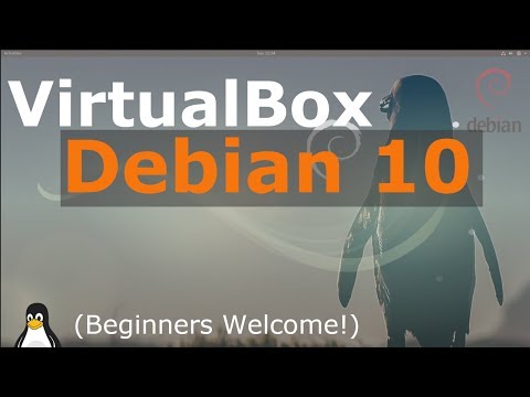 Debian 10 Buster Install on VirtualBox (Linux Beginners Guide) Video