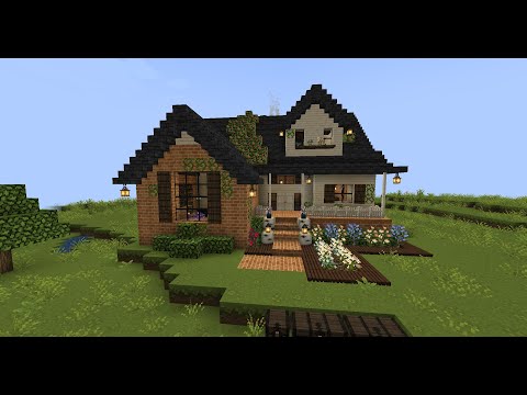 confusedmentalgamer - Minecraft Suburban House Build Tutorial - Mizuno's Resource Pack