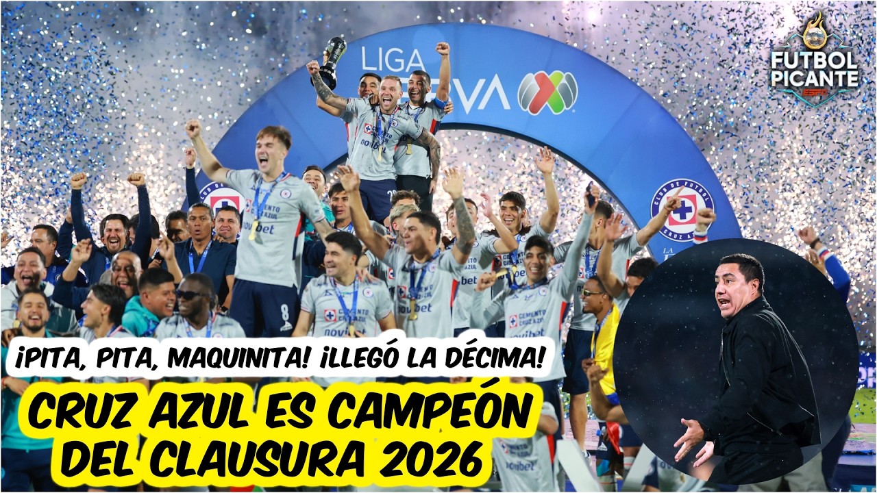 DE FORMA AGÓNICA. CRUZ AZUL ES CAMPEÓN del CLAUSURA 2026 tras vencer a PUMAS | Futbol Picante