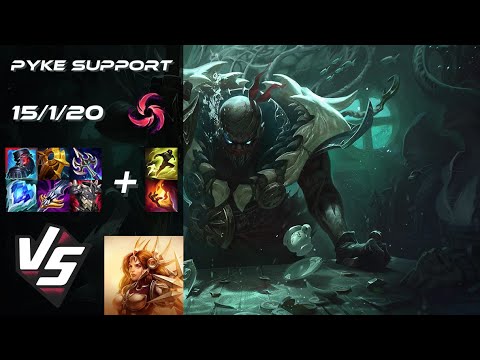 SUPPORT Pyke vs Leona - NA Grandmaster Patch 25.S2.2