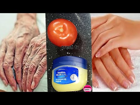 How to make hands soft and wrinkle-free with Vaseline and tomato / How to get rid of rough hands