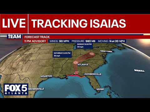 Tracking Georgia impacts from Isaias | FOX 5 Live | FOX 5 Atlanta