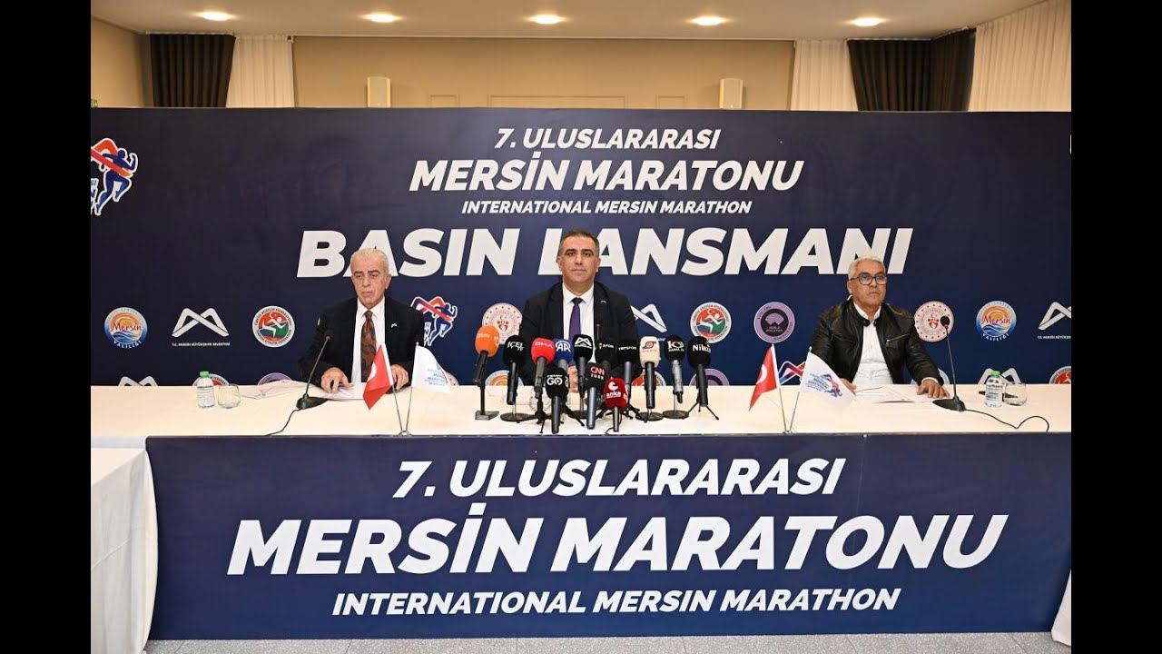 7  ULUSLARARASI MERSİN MARATONU’NUN BASIN LANSMANI YAPILDI
