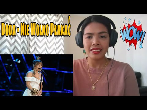 Its MyrnaG REACTS TO Doda - Nie wolno płakać (The Voice of Poland - finał 2018)