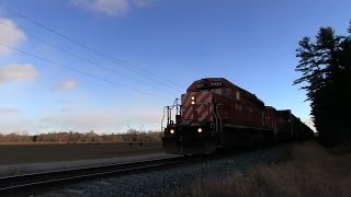 preview picture of video 'CP 6020 at Alliston (23NOV2013)'