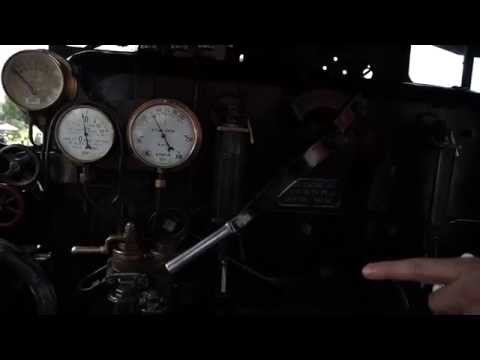 New South Wales Steam Trains - Inside the Cab of 3265