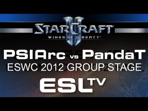 Starcraft 2 - PSIArc vs. PandaTank - ESWC 2012 Group Stage - StarCraft 2