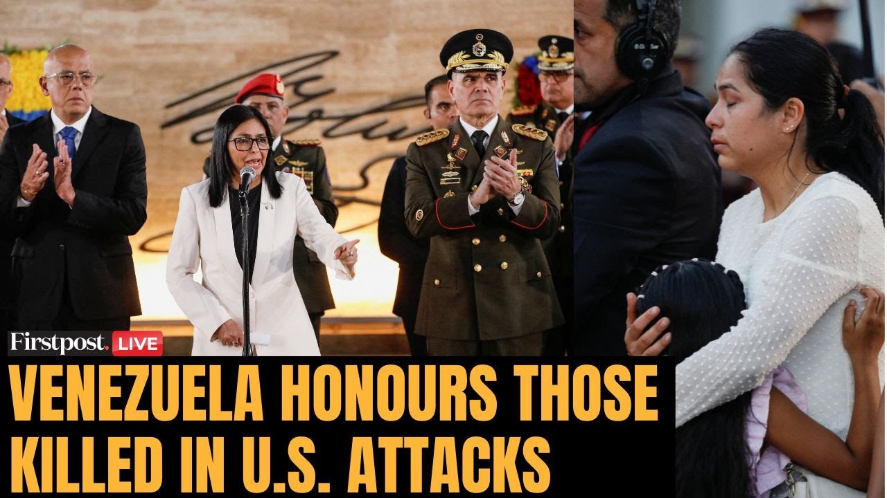Venezuela Crisis LIVE: Delcy Rodriguez Pays Tribute to Victims of US Military Action|US vs Venezuela