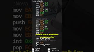 Loop básico em Assembly #Assembly #programação #dev