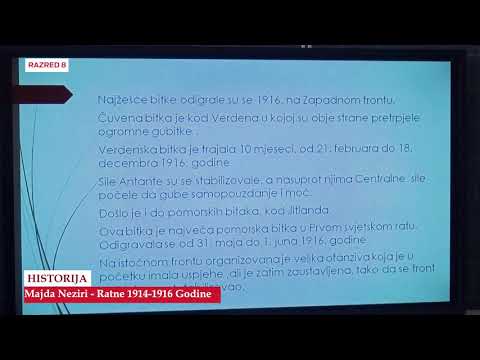 B8853   Historija   Ratne 1914 1916 Godine   Majda Neziri