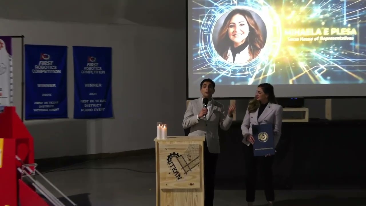 Texas State Representatives Salman Bhojani and Mihaela Plesa on ITKAN