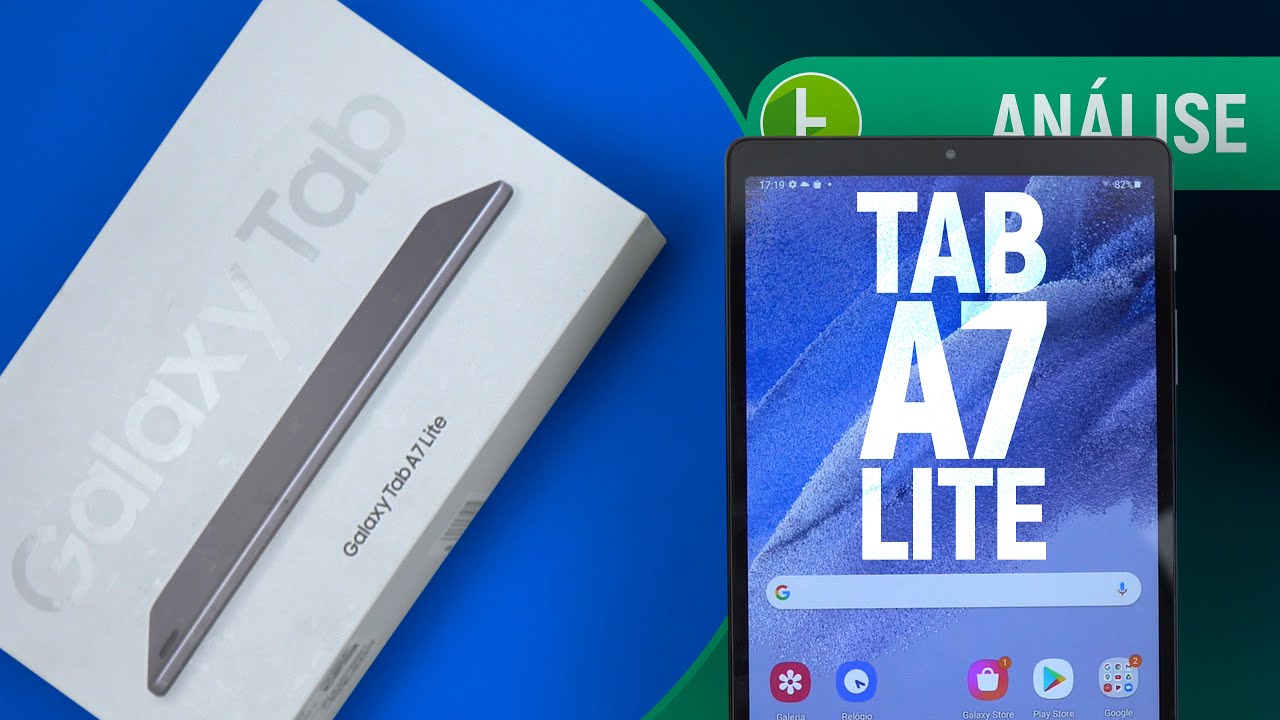 Miniatura da avaliação em vídeo de Tablet Samsung Galaxy Tab A7 10.4 polegadas 64GB SM-T500 Grafite