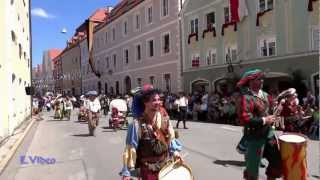 preview picture of video 'Frundsbergfest 2012 Mindelheim Teil 1'