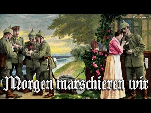 Morgen marschieren wir [German soldier song][+English translation]