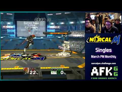 AFKgg Monthly - King of Evil (Ganondorf) vs White (ROB) - Losers Round 1 Project M