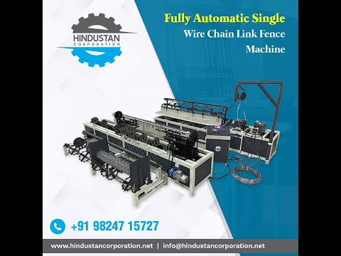 Automatic Chain Link Fencing Machine