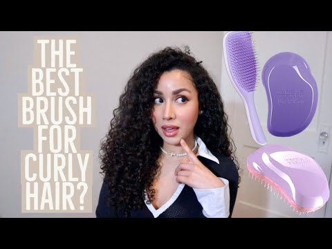 The BEST Brush for Curly Hair? Tangle Teezer Review