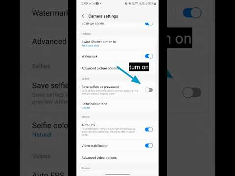 S22 Ultra Mirror Selfie | How to turn on mirror selfie S22 Ultra