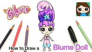 How to Draw Blume Dolls Easy | Cora