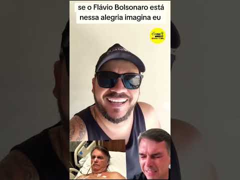 O Filho do Bolsonaro triste com o pai no hospital em situação muito grave 🫢🤔