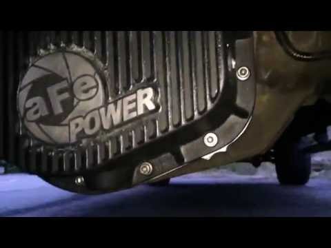 2011 F250 Powerstroke How to Rear Differential Cover AFe Upgrade Change