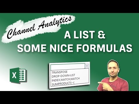Channel Analytics in Excel – Analysis sheet 2 2