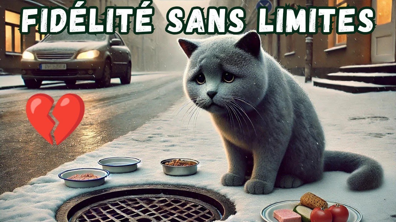 Le chat a attendu un an au-dessus des égouts, une histoire de fidélité 💔 chats drôles