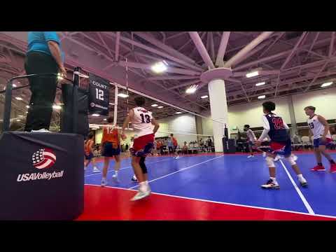 Derrick James 14U USA Volleyball Nationals Highlights
