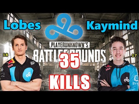 Cloud 9 Lobes & Kaymind - 35 KILLS - M416 - DUO vs SQUADS - PUBG