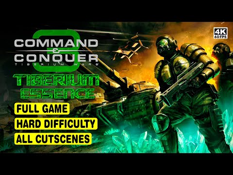 C&C 3 TIBERIUM WARS: TIBERIUM ESSENCE MOD • FULL GAME • HARD DIFFICULTY • 4K