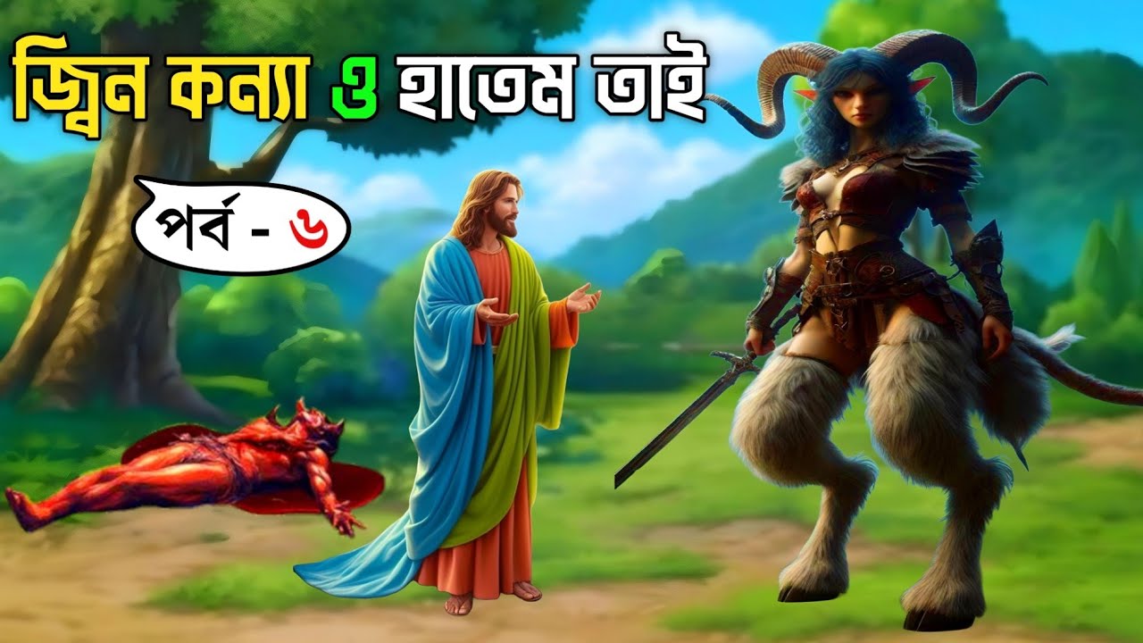 বিখ্যাত দানবীর হাতেম তাই এর ঘটনা (পর্ব - ৬ ) || হাতেম তাই এর জীবনী || Story Of Hatem Tai (Part - 6)