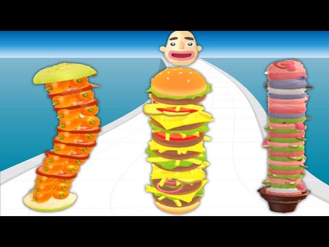 Sandwich Runner vs Burger Rush vs Ice Cream Rush - Triple Game